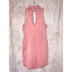 Blush body con dress 🎀